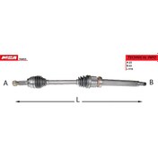 Resim MGA 70455 AKS SAĞ FIESTA V FUSION 02- 1.4 TDCI 