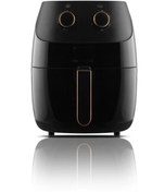 Resim 5.5 Litre Kapasiteli Büyük Boy Airfryer 3 Yıl Garantili Siyah 