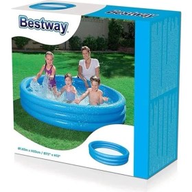 Resim MCM Group Bestway 51027 Üç Halkalı Renkli Şişme Havuz 183 x 33CM 