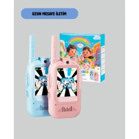 Resim Epilons Ekranlı Walkie Talkie Oyuncağı Ses ve Görüntü Destekli 