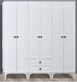 Resim Harika 6 Kapılı Aynasız Dolap 