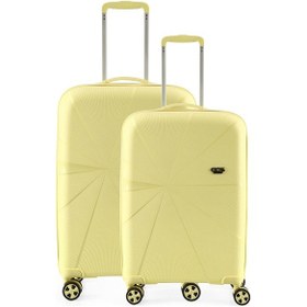Resim Ççs 5264 Orta Kabin 2 Li Valiz Seti Sarı 