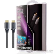 Resim Belkin Pro HD 2000 Eternet destekli 2Metre Gold HDMI Kablo (AV10015qp2M) 