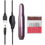 Resim Ulzyvf Usb Uçlu, Tırnak Portatif Şarjlı Mini Manikür Makinesi, 6 Hız Ayarlı 