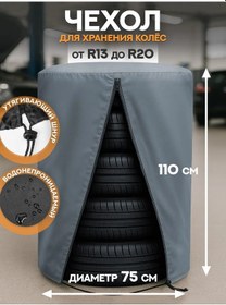 Resim Avtostil' 4 Tekerlekli Depolama Kılıfı, R13-20 430993046 
