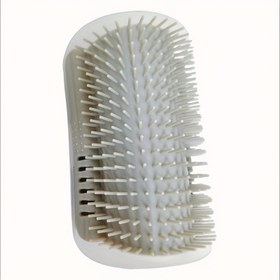 Resim Duvara Monte Kedi Tırmalama Tahtası, Çıkartılabilir Tarak ve Masaj Aparatı İçeren - Şekilli Mobilyalar iyi Koruyan, Dayanklı Plastikten Yapım, 2'si 1 Arada Evcil Hayvanların Saç ile Oyuncaği, 1 Köşe Dizaynıyla Alan Kazandırıcılar 