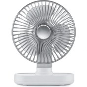 Resim Zsykd D77 Masaüstü Otomatik Sarılma Hhead Fan Sessiz Taşınabilir Ev Ofis Yurt USB Fan Fildişi (Yurt Dışından) 