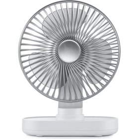 Resim Zsykd D77 Masaüstü Otomatik Sarılma Hhead Fan Sessiz Taşınabilir Ev Ofis Yurt USB Fan Fildişi (Yurt Dışından) 
