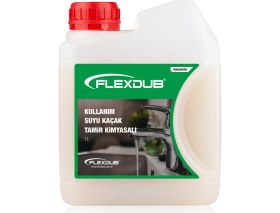 Resim Flexdub Kullanım Suyu Kaçak Tamir Kimyasalı 1 lt 