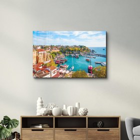 Resim Antalya | Cam Duvar Tablosu - XL (110x70 cm) 
