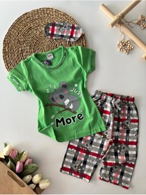 Resim Miniğimin Cicileri Koala More Desenli Kız Çocuk Kapri Pijama ... Yeşil 