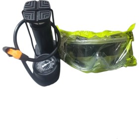 Resim Asaf Yapı Market market Mini Ayak Pompası Bisiklet Motosiklet ve Top +Havuz Şişirme ve GÖZLÜK 