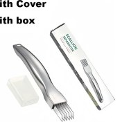 Resim Dashanshop Silvery Manuel Sebze Doğrayıcı Kaymaz Tutamak Çok Amaçlı Kesme Aleti 