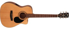 Resim Cort AF515CEOP Elektro Akustik Gitar (Başlangıç/Orta Seviye) | Konser Tipi Kesik Kasa (Cutaway), Dahili Preamp Sistemi ve Open Pore Doğal Bitiş 