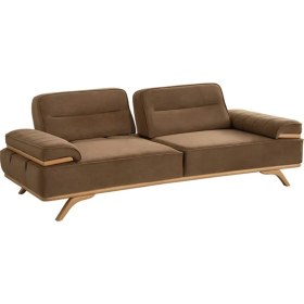 Resim Dekorbizden Sürpirz Üçlü Koltuk Kahve 