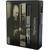 Resim tusah Usb Şarjlı Elektronik Ve Normal Gazlı Turbo Çakmak Sigara Muhafaza Kutusu Atatürk Baskılı 