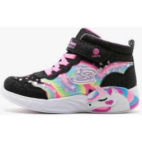 Resim Skechers Unicorn Dreams - Magical Dreame Büyük Kız Çocuk Siyah Işıklı Bot 302332L Bkmt 