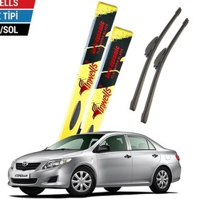 Resim Toyota Corolla Uyumlu İnwells Muz Silecek Takımı 2007-2013 