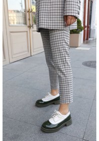 Resim Rachel Yeşil Rugan Hakiki Deri Casual Kadın Ayakkabı Yeşil 