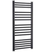 Resim Toprak Havlupan 40/70CM Düz Siyah Renk Havlupan Radyatör 