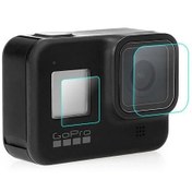 Resim Sanger Gopro Hero 8 Black İçin Ekran Lens Koruma Seti 