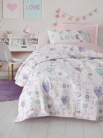 Resim Cotton Box Genç Odası Tek Kişilik Complete Set Lovella Pembe 