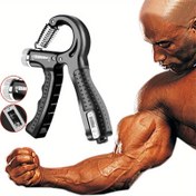 Resim Sayaçlı Ayarlanabilir El Sıkıştırma Aleti - 10-60Kg/22-132lb Direnç Aralığı, Profesyonel Ön Kol Egzersizi, Hafif Ev Fitness Ekipmanı, Bilek, Kol ve Parmak Egzersizleri İçin 