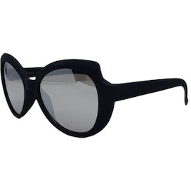 Resim Esrada 4006 Çekik Mat Siyah Aynalı Kız Çoçuk Güneş Gözlüğü 