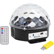 Resim Powermaster Premio Pr-2839 Usb-Mp3-Blueooth Destekli Kumandalı Hoparlörlü Yarım Dünya Sihirli Led Disko Topu 