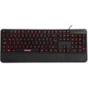 Resim Everest KB-R61 BRIGHT Siyah USB 3 Renk Aydınlatmalı Q Sabit Bilek Destekli Multimedia Klavye 