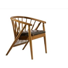 Resim Bengimobilya Sandalye Zus133 Çıtalı Tornalı Sırtlık Model Tam Kolçak Ahşap Kay 