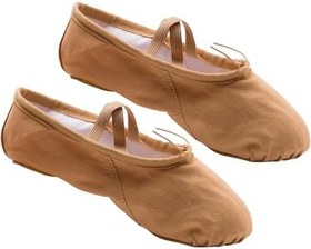 Resim VALICLUD 1 Çift bale terliği kızlar bale daireler bale antrenman ayakkabısı yoga ayakkabıları tek bale ayakkabısı yetişkin Bale ayakkabıları egzersiz ayakkabıları 