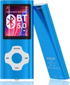 Resim MYMAHDI Bluetooth 5.0 MP3/MP4 Çalar - 32GB Hafıza, 128GB Destekli, 1,8 inç LCD Ekran, FM Radyo, E-kitap 