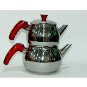 Resim Ems Kardem Çelik Çaydanlık Orta Boy (Kendinden Süzgeçli) 