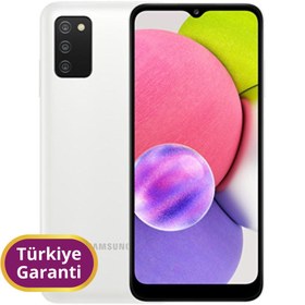 Resim Samsung A03S TR Garanti | 64 GB 4 GB Beyaz 