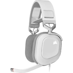 Resim Corsair HS80 Rgb USB White CA-9011238-EU Mikrofonlu 7.1 Surround Kablolu Gaming (Oyuncu) Kulaklık 