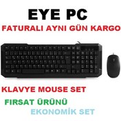 Resim Hesapli Uygun Fiyatli Standart Usb Kalvye & Mouse Seti 