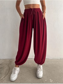 Resim 02Lady Fashion MODAL KUMAŞ YUMUŞAK DOKU ŞALVAR PANTOLON 