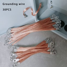 Resim Bir Paket (30 adet) Endüstriyel Elektriksel Bağlantı Kablosu, Konveyör, Köprü Zemin Kablosu, Dağıtım Kutusu Atama Kablosu, 20.0 cm / 30.0 cm 