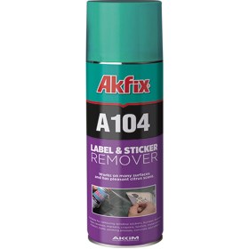 Resim Akfix A104 Etiket Sökücü Mastik Yapışkan Sökücü Sprey 200 ml 