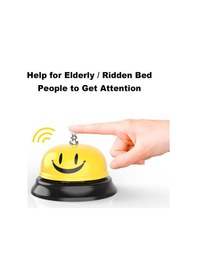 Resim Yardım Çağırmak İçin Kullanılan Zil, Servis Zili, Resepsiyon Ve Mutfak İçin Yemek Zili Çok Renkli 