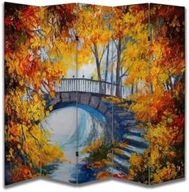 Resim Manzara Temalı Özel Tasarım Paravan Room Divider PRV1150, 180 x 180 