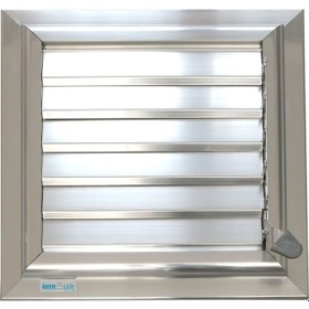 Resim Winlüx Eloksallı Alüminyum Banyo Menfezi Parlak Gri 