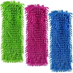 Resim Cod-Ex Mikrofiber Islak Kuru Nemli Makarna Şönil Palet Tablet Mop Yedeği 5'li 80 CM 