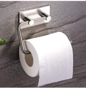 Resim Deltahome Paslanmaz Çelik Tuvalet Kağıtlığı Aparatı Standı Inox 