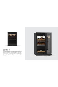 Resim Vino Bellezza Vıntage-21 170 Şarap Soğutucu Siyah 