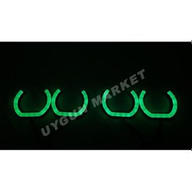 Resim Bmw E36 U Tipi Rgb Angel Halka Seti , E36 Far İçi Halka,e36 Angel 