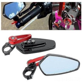 Resim Geeroyoo Aprilia Rs660 İçin 22mm Gövde Tipi Motor Aynası - Kırmızı, 360 Derece Döner, Net Görünüm, Kol Bağlantı Uyumlu Aksesuar 