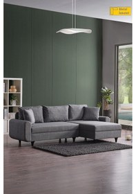 Resim Kagu Corner Flavia Köşe Takımı Gri 