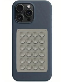 Resim Dublin Silikon Vakumlu Telefon Tutucu, Cep Telefonu için Silikon Yapışkanlı, Kaymaz Vantuz Telefon Tutucu 